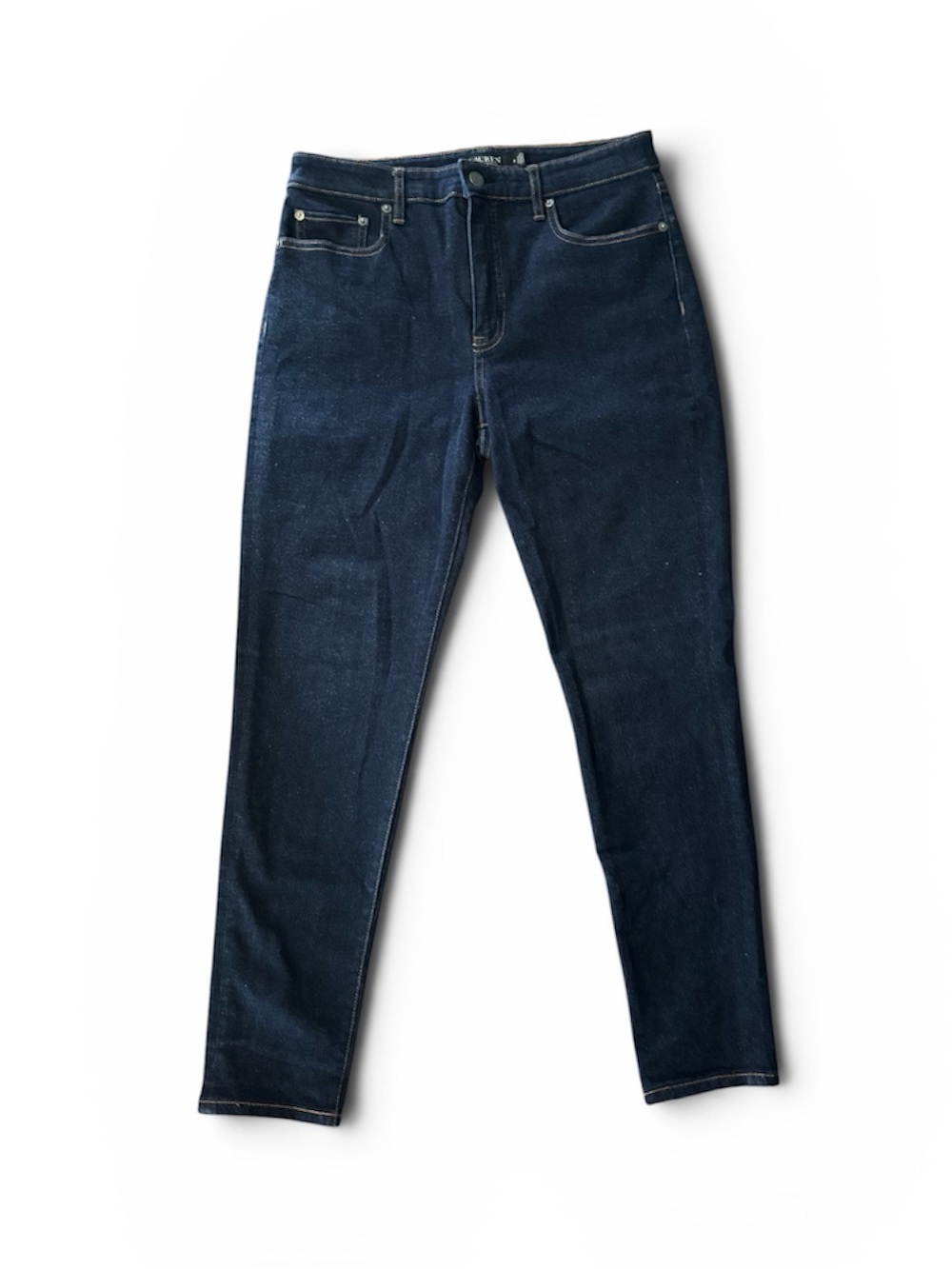 Ralph Lauren LRL Black Label Jeans Women's Size 8 Blue Denim High Waist Skinny